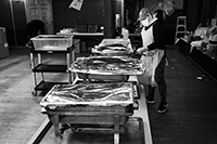 Soup Kitchen : St Luke's Lutheran Church : Hell's Kitchen : Food queues : Food lines : Hell's Kitchen : Streetlife, New York, Photo by Richard Moore